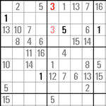 16x16 Sudoku with numbers